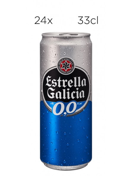 Cerveza Estrella Galicia Sin Alcohol 0 0 Caja De 24 Latas De 33cl